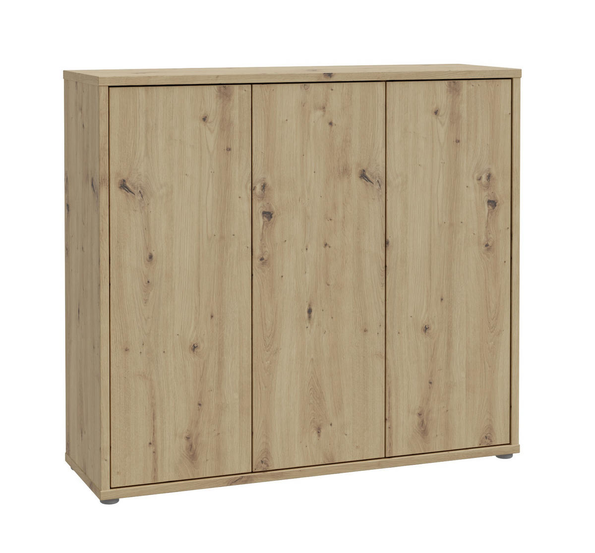 SCHUHSCHRANK Alice Springs  in 110/100/35 cm  - Eiche Artisan/Grau, Modern, Holzwerkstoff/Kunststoff (110/100/35cm) - Xora