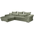 Freisteller von Carryhome ECKSOFA Olivgrün Cord.