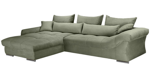 Freisteller von Carryhome ECKSOFA Olivgrün Cord.