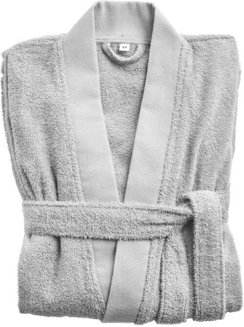 BADEMANTEL L Unisex  - Silberfarben, Basics, Textil (Lnull) - Bio:Vio