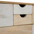 KOMMODE Kata  in 115/80/42 cm  - Naturfarben/Weiß, Design, Holz (115/80/42cm) - Landscape