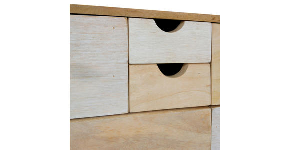 KOMMODE Kata  in 115/80/42 cm  - Naturfarben/Weiß, Design, Holz (115/80/42cm) - Landscape