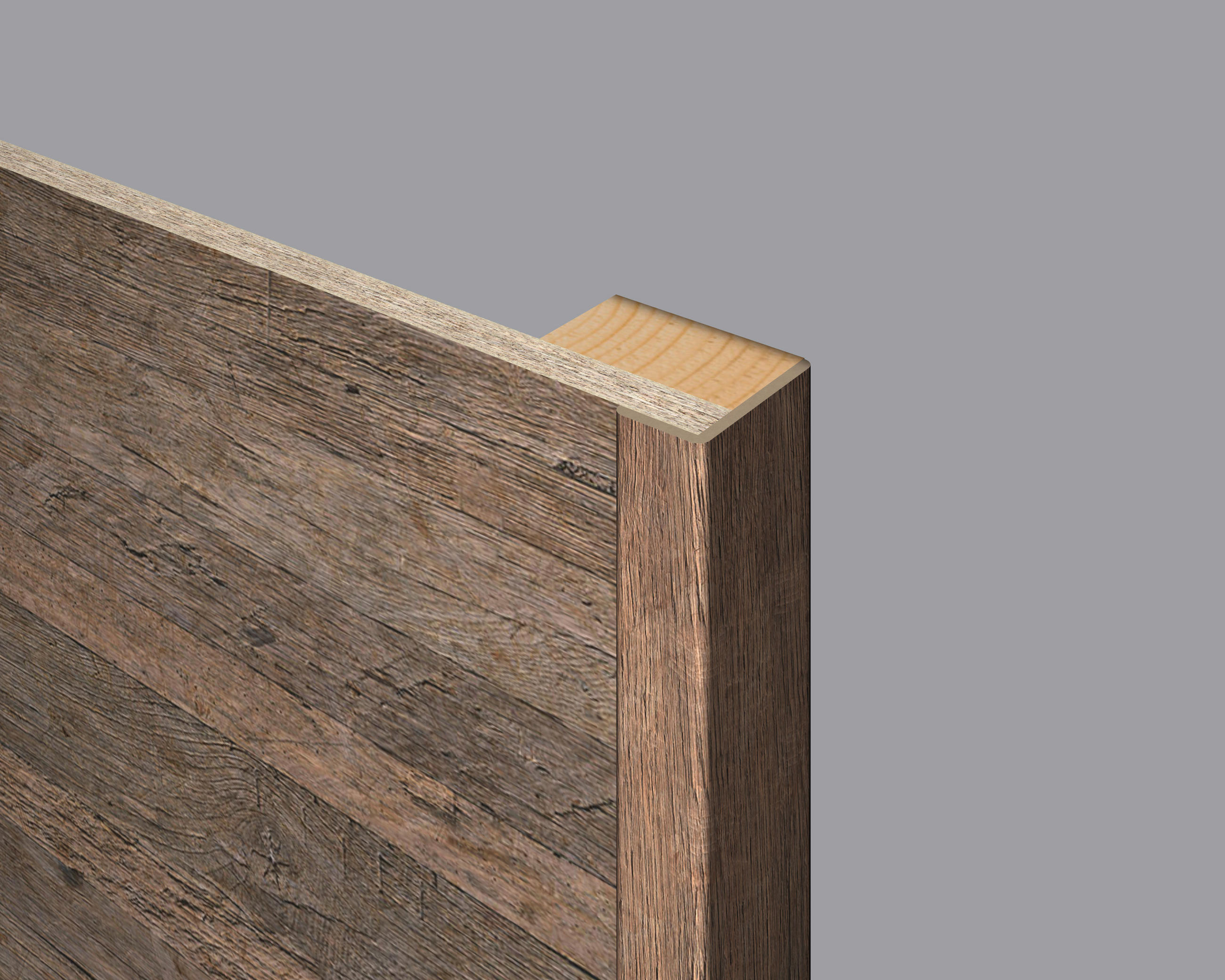 Winkelleiste Eiche - Eichefarben, Design, Naturmaterialien (240/2.2/4.5cm) - Egger Holzwerkstoffe