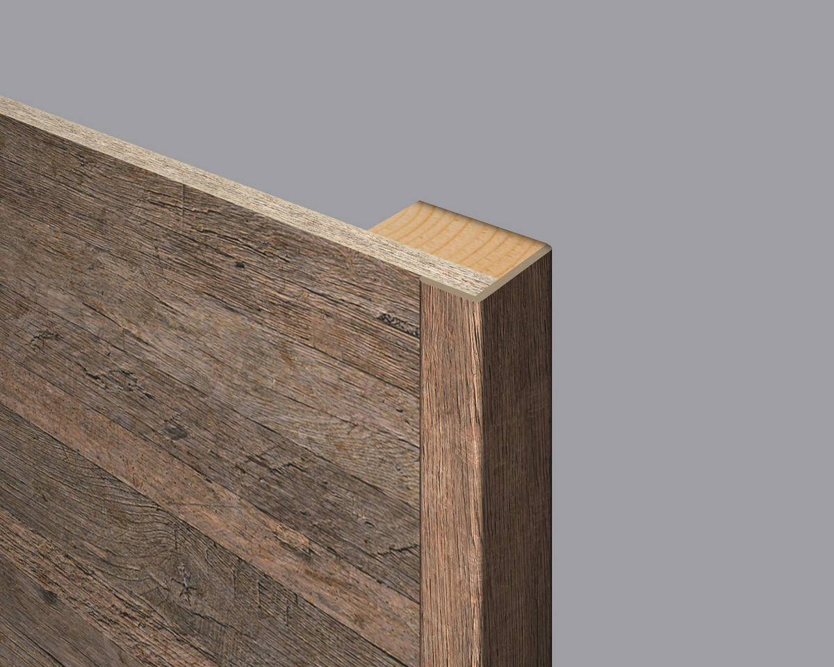 Winkelleiste Eiche - Eichefarben, Design, Naturmaterialien (240/2.2/4.5cm) - Egger Holzwerkstoffe