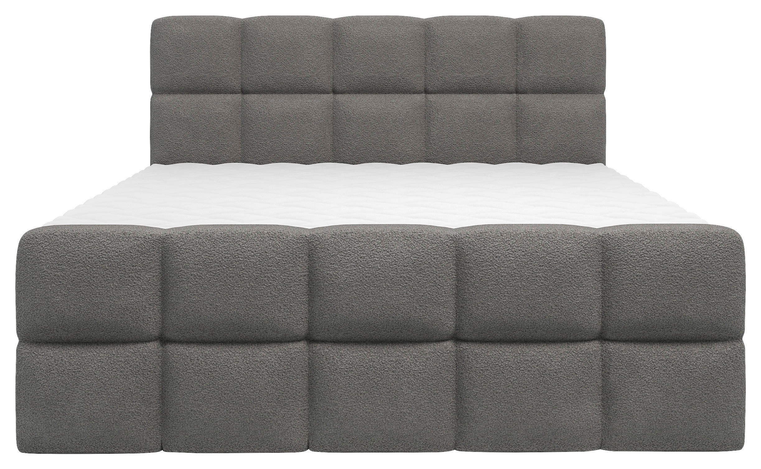 BOXBETT 180/200 cm  in Dunkelgrau  - Dunkelgrau, Design, Kunststoff/Textil (180/200cm) - Xora