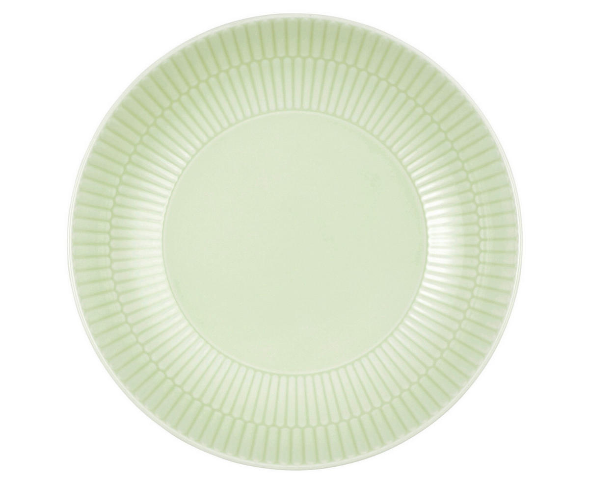 HLUBOKÝ TALÍŘ porcelán keramika  - zelená, Konvenční, keramika (21,2/4,6cm) - Seltmann Weiden