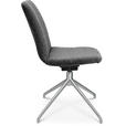 STUHL  in Aluminium Flachgewebe Metall, Textil  - Grau, Design, Textil/Metall (46/81,5-84,5/55cm) - Johann Jakob
