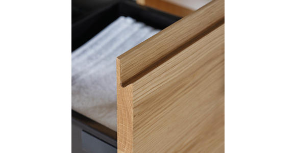 MIDISCHRANK 35/125/37 cm - Eichefarben, Design, Holz/Holzwerkstoff (35/125/37cm) - Novel