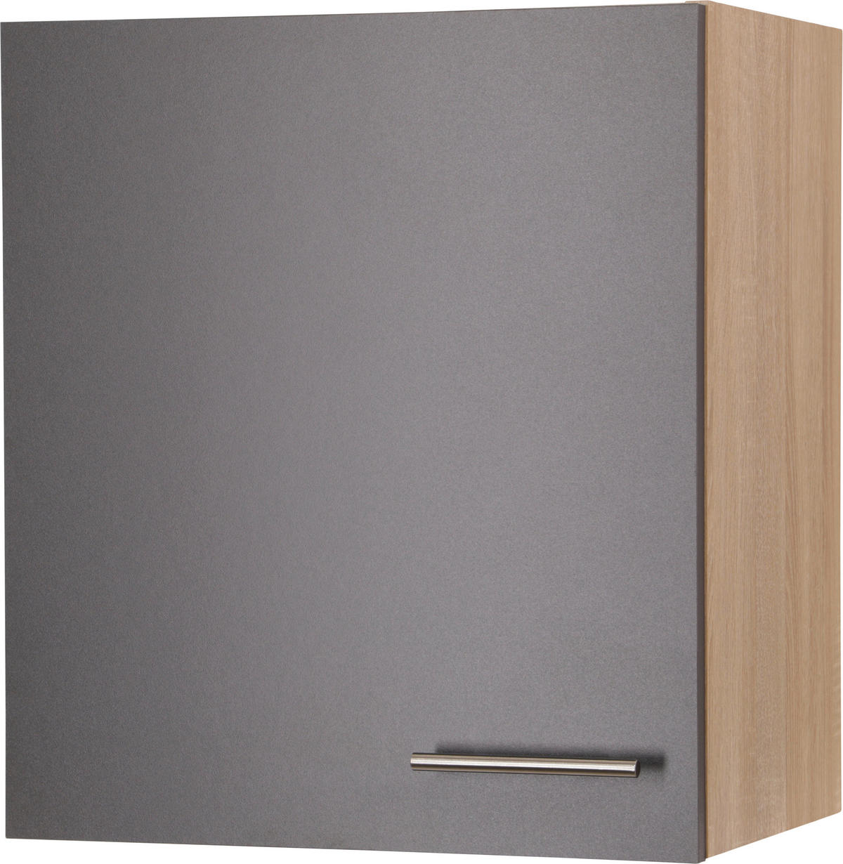 KÜCHENOBERSCHRANK 50/56,1/34,6 cm  in Grau, Eichefarben  - Eichefarben/Silberfarben, Basics, Holzwerkstoff/Metall (50/56,1/34,6cm) - Respekta