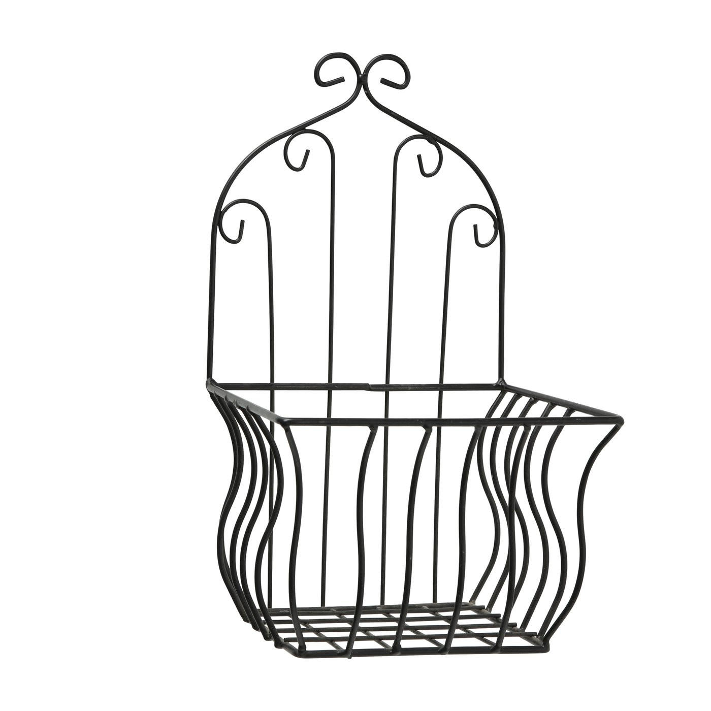 DEKOKORB - Schwarz, LIFESTYLE, Metall (20/35cm)