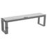 GARTENBANK in Anthrazit, Grau - Anthrazit/Grau, Design, Kunststoff/Metall (160/44/36cm) - Ambia Garden GARTENBANK in Anthrazit, Grau - Anthrazit/Grau, Design, Kunststoff/Metall (160/44/36cm) - Ambia Garden