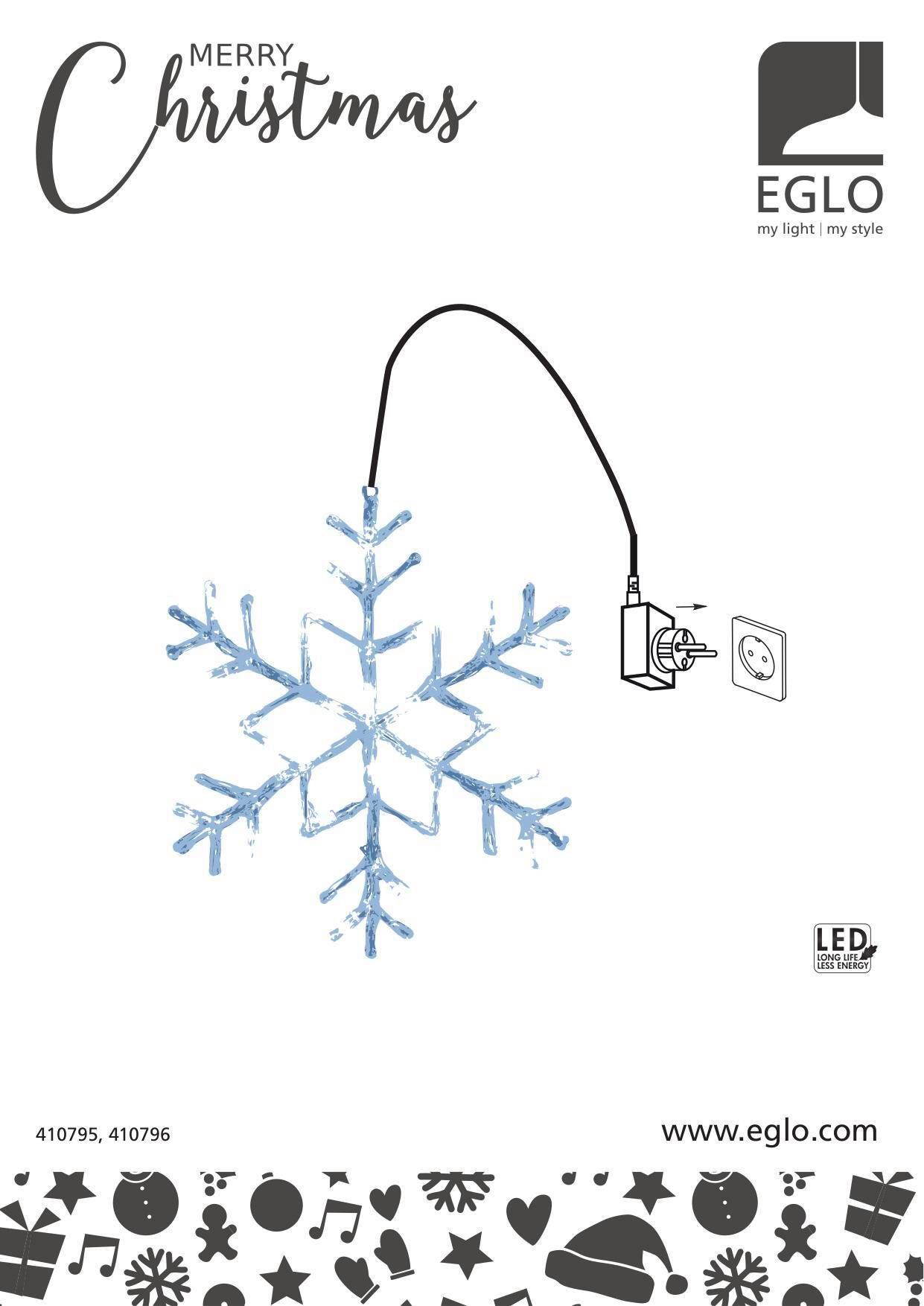 LED-DEKOLEUCHTE  - Weiß, Basics, Kunststoff/Metall (40/1,5/40cm) - Eglo