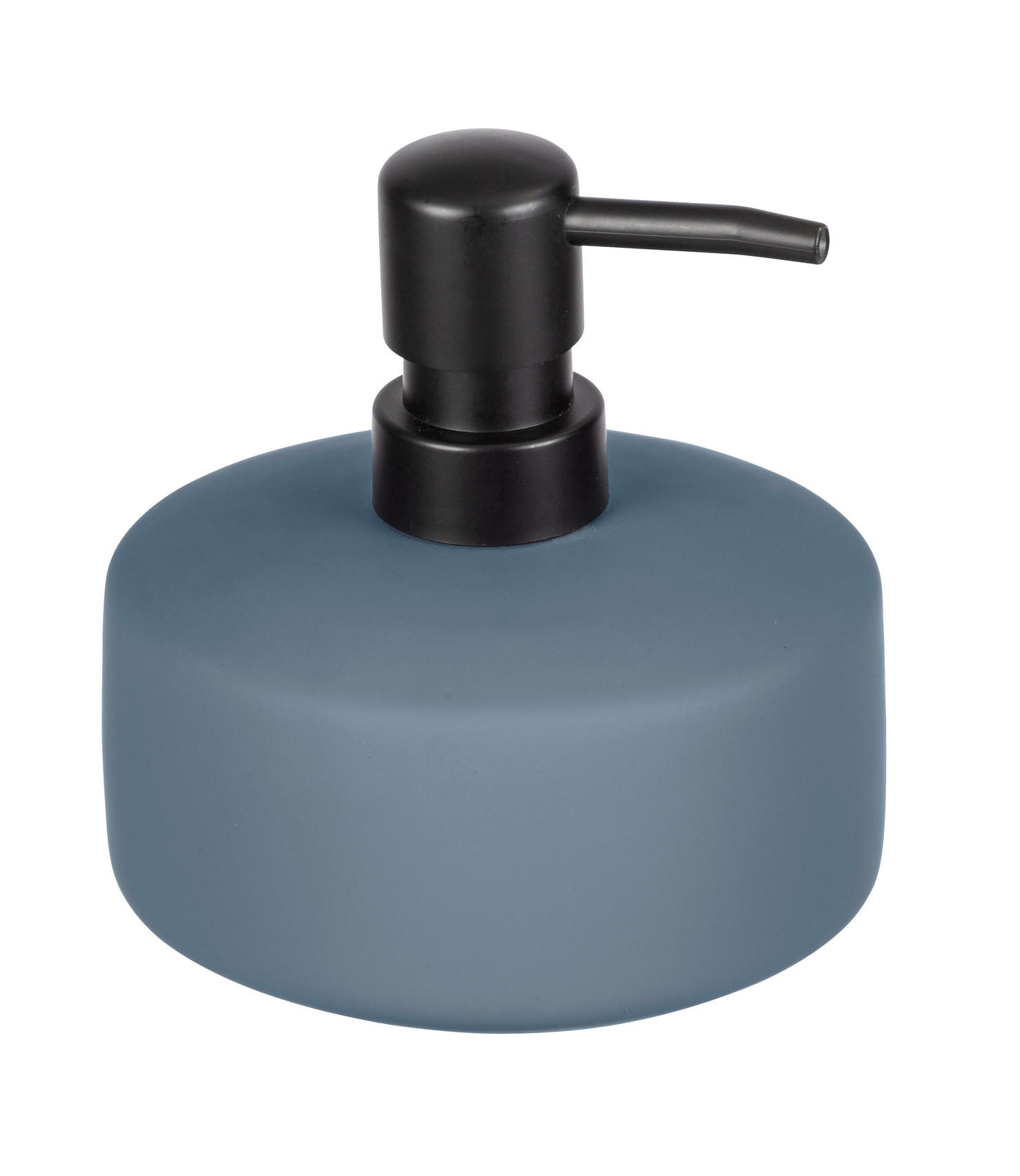 SEIFENSPENDER Keramik, Kunststoff  - Blau/Schwarz, Basics, Keramik/Kunststoff (10,5/12,5/10,5cm) - Wenko