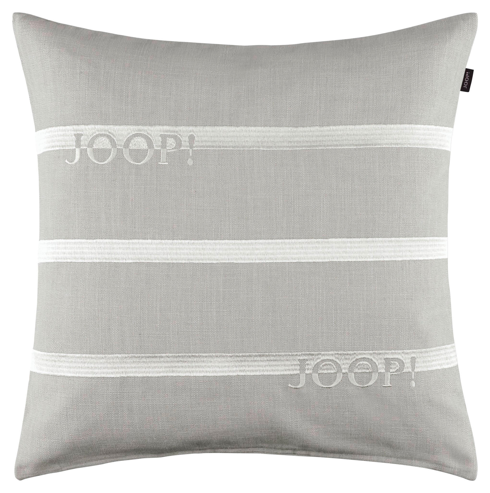 KISSENHÜLLE J!Trace silber 50/50 cm  - Silberfarben/Hellgrau, Design, Textil (50/50cm) - Joop!
