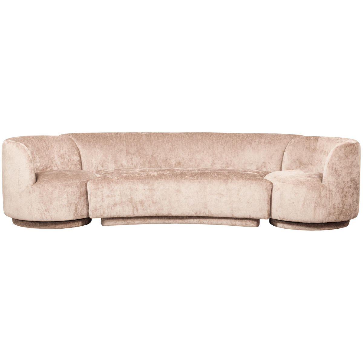 BIGSOFA Chenille Naturfarben  - Naturfarben, Design, Textil (290/72/97cm) - Livetastic