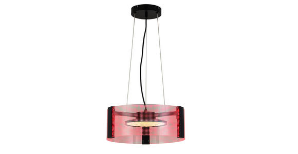 LED-HÄNGELEUCHTE 40/120 cm - Transparent/Schwarz, Design, Kunststoff/Metall (40/120cm) - Novel