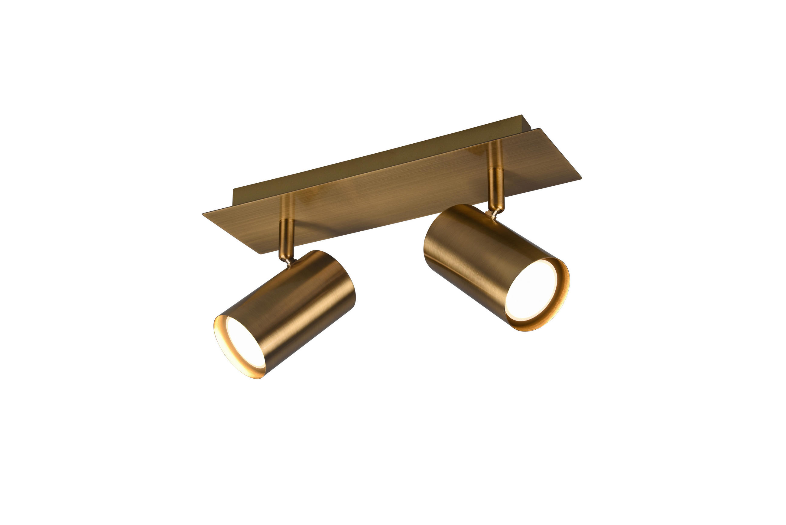 STRAHLER   - Messingfarben, Design, Metall (30,00/15,00/9,00cm) - Trio Leuchten