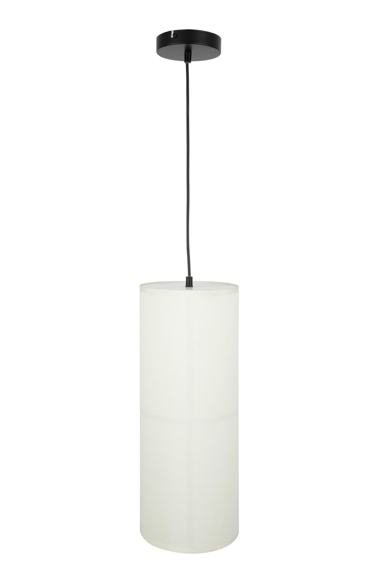 HÄNGELEUCHTE 18/120 cm   - Weiß, Design, Kunststoff/Textil (18/120cm) - Collet's Monde