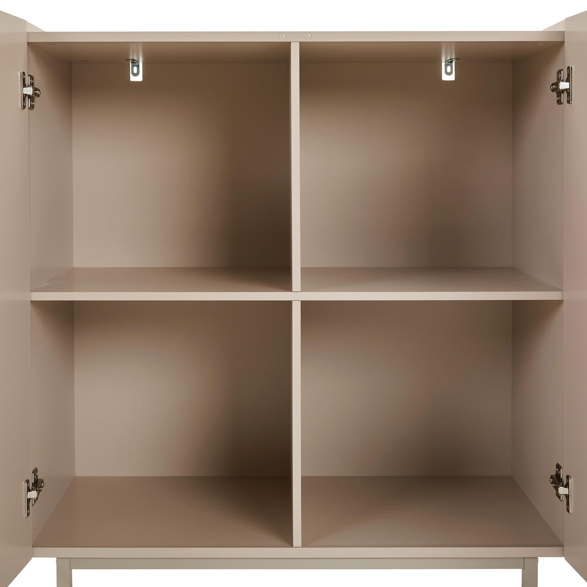 SIDEBOARD  in 80/89/40 cm  - Braun, Design, Holzwerkstoff/Metall (80/89/40cm) - Livetastic