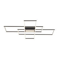 PLAFONIERĂ CU LED - negru, Basics, plastic/metal (100/75/7cm) - Novel