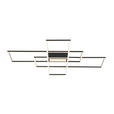 LED-DECKENLEUCHTE 100/75/7 cm   - Schwarz, Basics, Kunststoff/Metall (100/75/7cm) - Novel