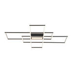 LED-DECKENLEUCHTE 100/75/7 cm   - Schwarz, Basics, Kunststoff/Metall (100/75/7cm) - Novel