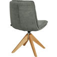 STUHL - Eichefarben/Olivgrün, Design, Holz/Textil (50/90/69cm) - Johann Jakob
