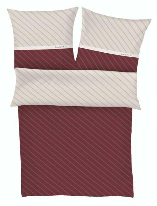 OBOUSTRANNÉ POVLEČENÍ, makosatén, bordeaux, 140/200 cm - bordeaux, Design, textil (140/200cm) - Bugatti