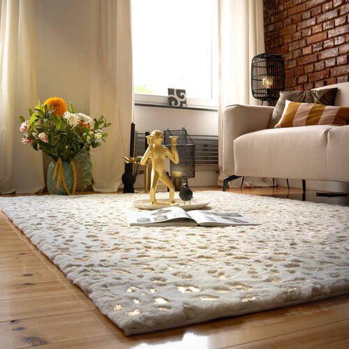 WEBTEPPICH 40/60 cm My Safari Creme  - Creme, Design, Textil (40/60cm) - Obsession