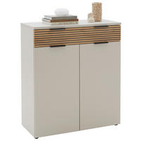 SCHUHSCHRANK  in 90/105/40 cm  - Kaschmir/Eichefarben, Design, Holzwerkstoff/Kunststoff (90/105/40cm) - Voleo