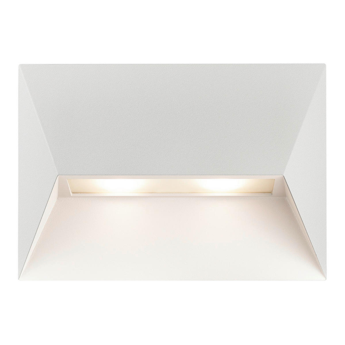 AUSSENWANDLEUCHTE Pontio 19/9/27 cm  - Weiß, Design, Metall (19/9/27cm) - Nordlux