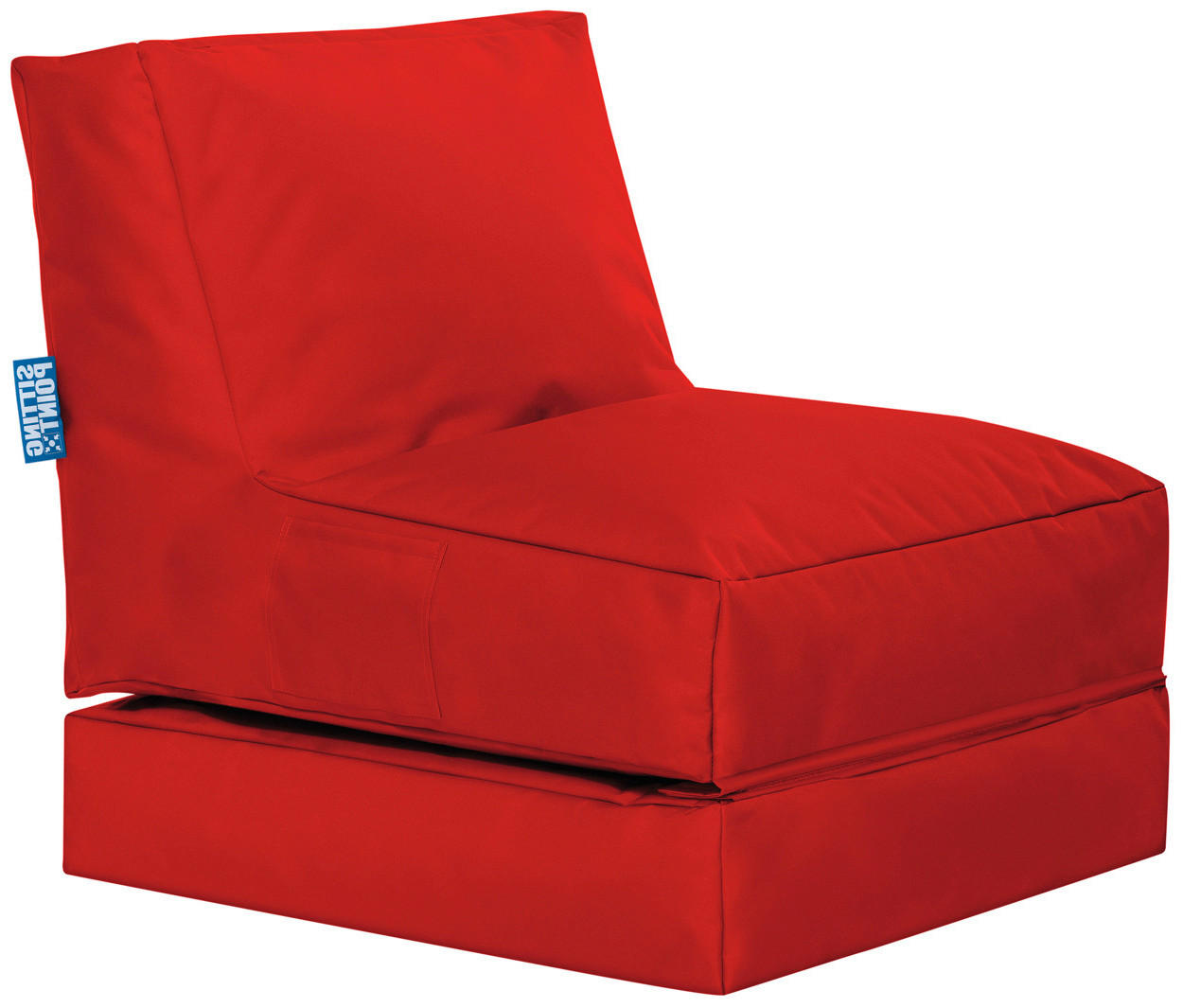 SITZSACK 300 l  - Rot, Design, Textil (70/80/90cm)