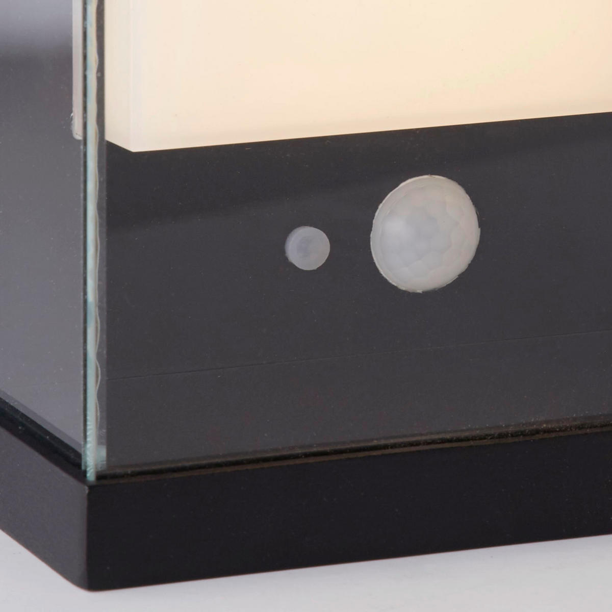 SVJETILJKA SOLARNA Solar  - bijela/crna, Design, staklo/metal (12,6/25,3/25.3cm)