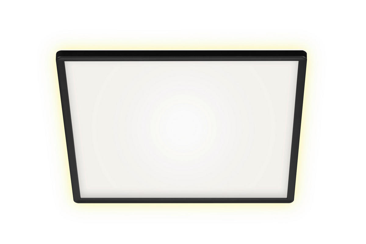 LED-PANEEL 42/42/2.9 cm   - Schwarz, Design, Kunststoff (42/42/2.9cm) - Briloner