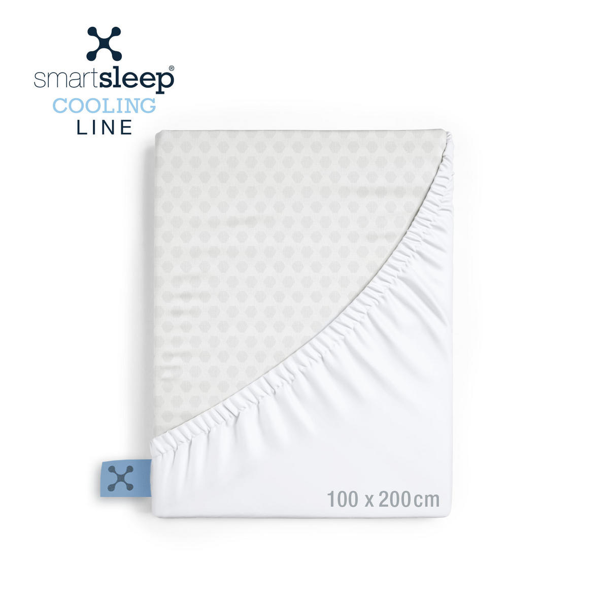 SPANNBETTTUCH COOLING TONES OF COOL®  - Weiß, Basics, Textil (100/200cm) - Smartsleep