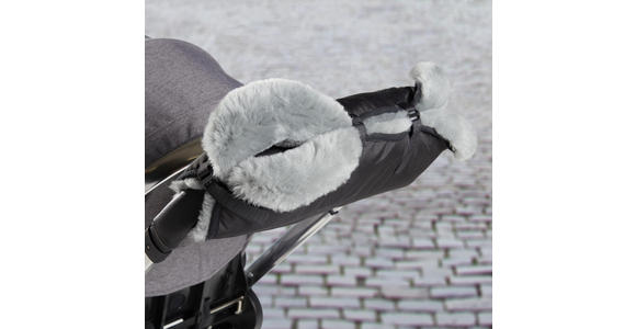 KINDERWAGENSET Neapel - Silberfarben/Grau, Design, Textil/Metall (76,96/59,95/106,68cm) - My Baby Lou