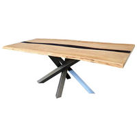 ESSTISCH 220/100/76 cm Echtholz  Holz rechteckig Akaziefarben  - Akaziefarben/Grau, LIFESTYLE, Holz (220/100/76cm) - Landscape