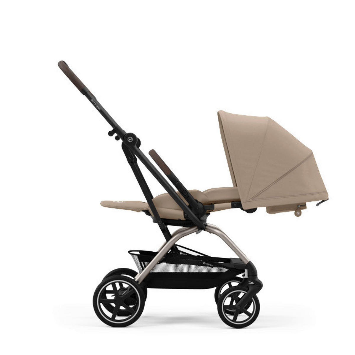 BUGGY Eezy S Twist+2  - Taupe/Beige, Basics, Kunststoff/Textil (80.5/45/105cm) - Cybex