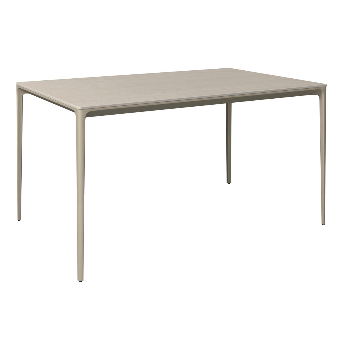 GARTENTISCH 140/90/73 cm Metall, Stein rechteckig  - Beige, Design, Stein/Metall (140/90/73cm) - Dieter Knoll