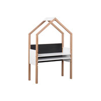 KINDERSCHREIBTISCH 100/40/155 cm Pinie massiv  - Anthrazit/Weiß, Design, Holz/Holzwerkstoff (100/40/155cm) - home24