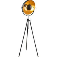 Stehleuchte - Goldfarben/Schwarz, Trend, Metall (69/179cm)