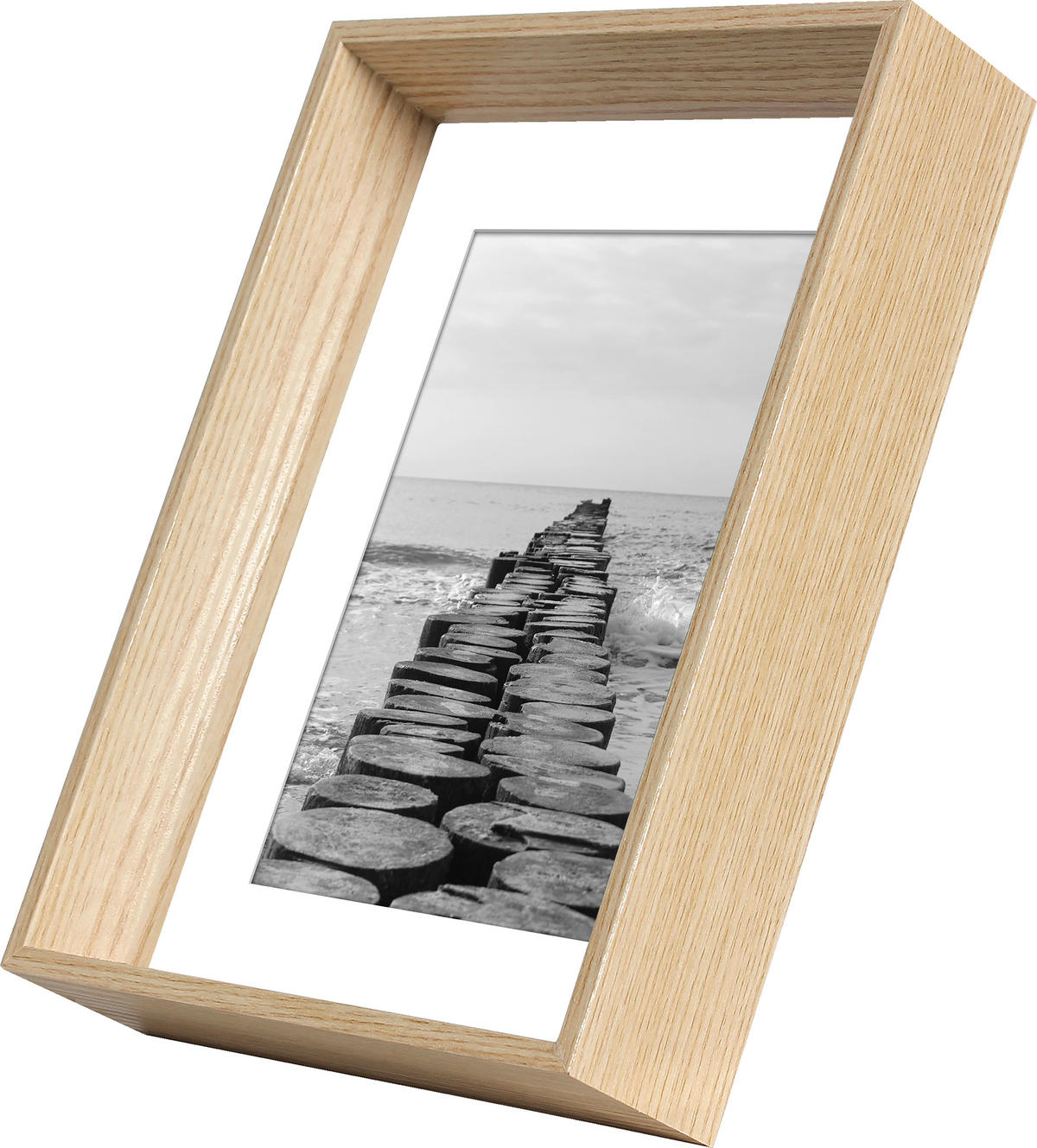 BILDERRAHMEN - Naturfarben, Basics, Glas/Holzwerkstoff (14,3/19,4cm)