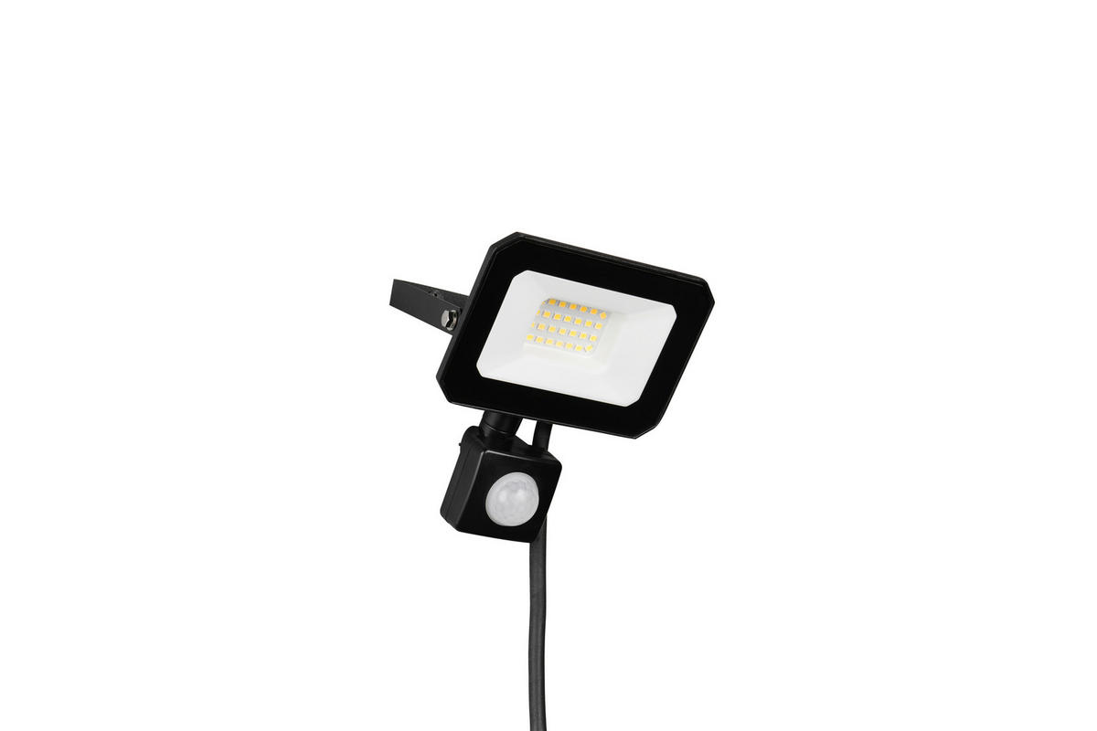 AUSSENWANDLEUCHTE - Weiss/Schwarz, Design, Glas/Metall (14/12/11cm)