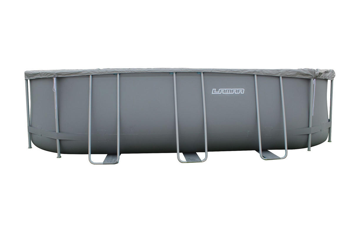 POOL-SET LAMAR 274 549/274/122 cm  - KONVENTIONELL, Kunststoff/Metall (549/274/122cm)