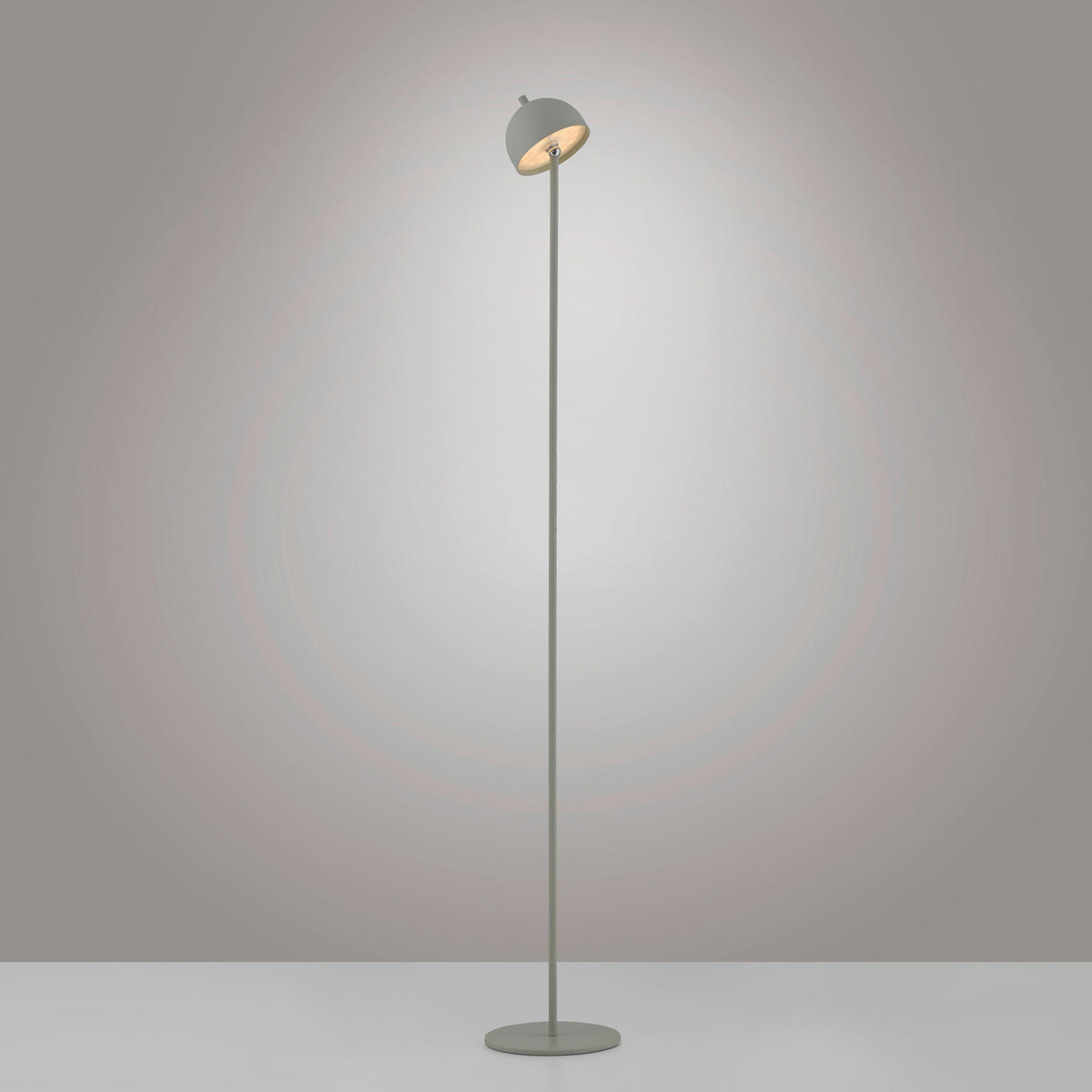 AKKU-STEHLEUCHTE 18/18/126 cm    - Salbeigrün, Design, Kunststoff/Metall (18/18/126cm) - Schöner Wohnen