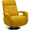 RELAXSESSEL in Textil Gelb  - Edelstahlfarben/Gelb, Konventionell, Textil/Metall (84/109/88cm) - Beldomo System