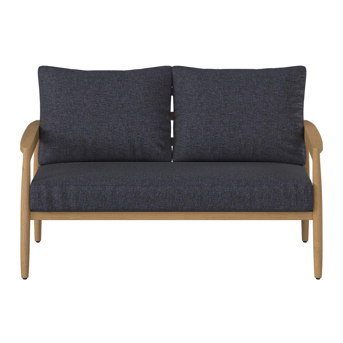 TERASOVÁ SEDACIA SÚPRAVA 4-dielne, kov, textil, kameň - farba tíku/antracitová, Modern, kov/textil (110/135/76cm) - Ambia Garden