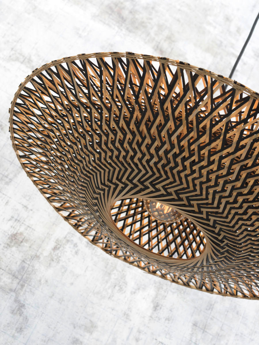 Thumbnail - Good & Mojo Stehleuchte Good&Mojo,Schwarz, Holz, Bambus, 176 cm, LED-Leuchtmittel austauschbar, Lampen & Leuchten, Innen...