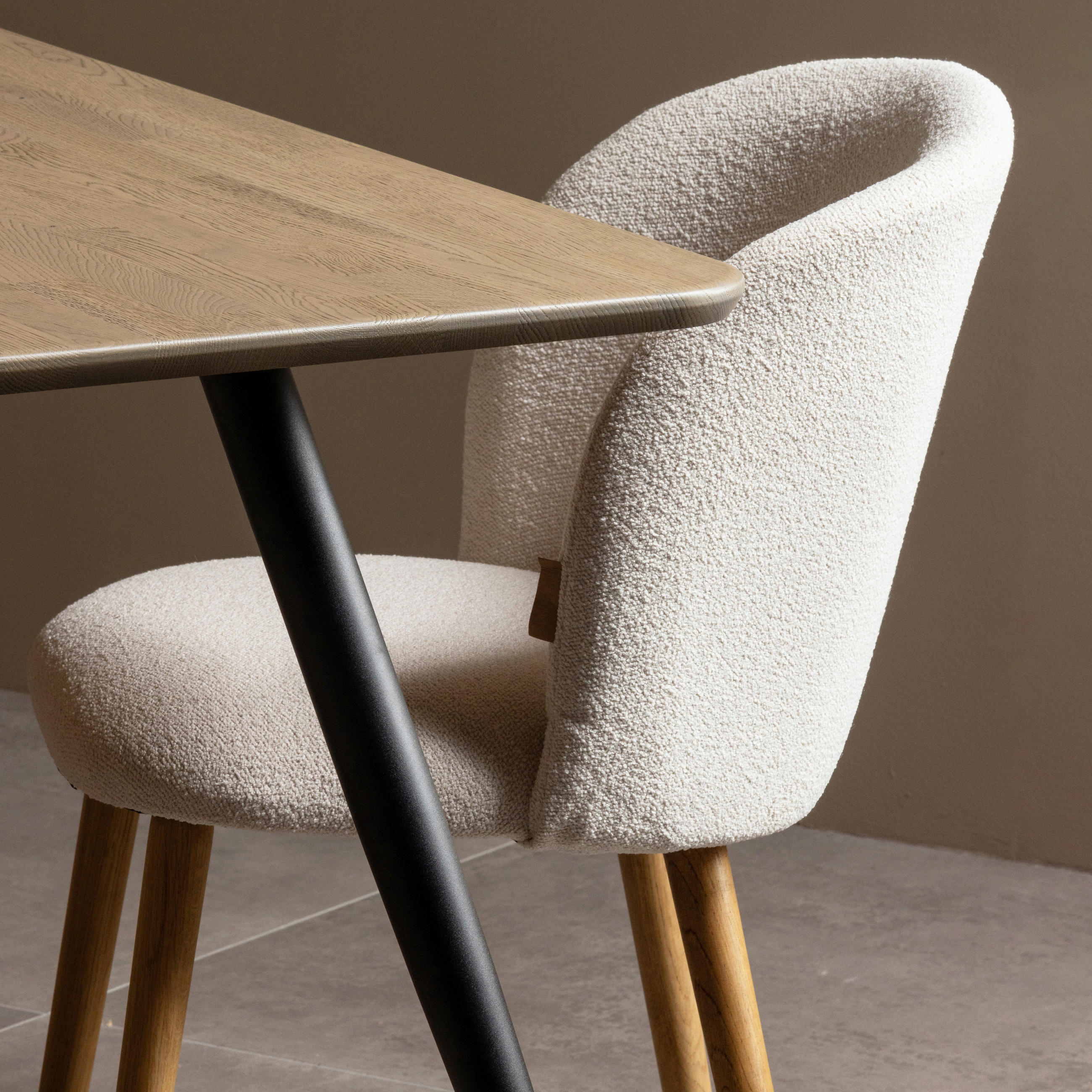 Thumbnail - Livetastic Tischgestell Tablo, Schwarz, Metall, konisch, 79x72x10 cm, Arbeitszimmer, Schreibtische, Bürotischgestell