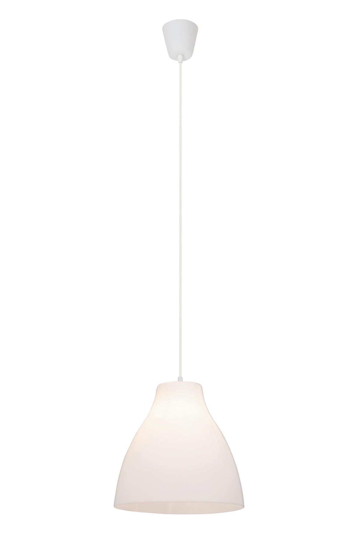 HÄNGELEUCHTE 28/50 cm    - Weiss, Basics, Kunststoff (28/50cm) - Brilliant